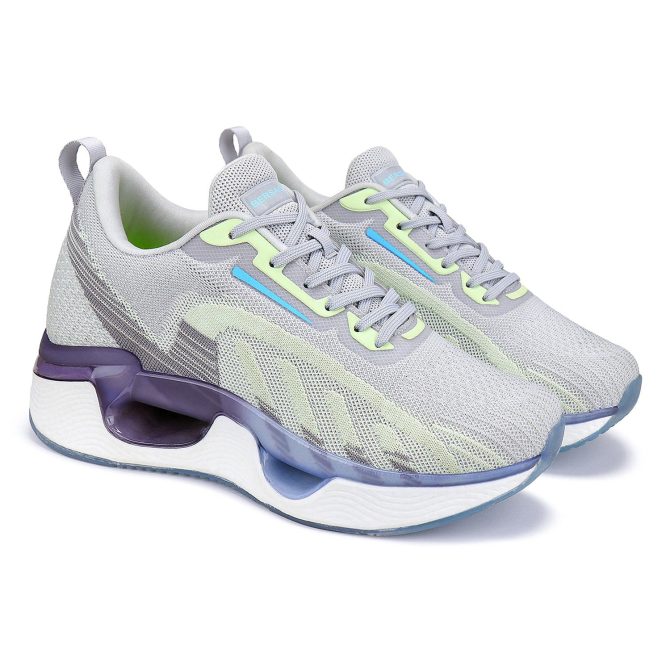 Lightweight Sports Running Shoes For Men Grey-9061