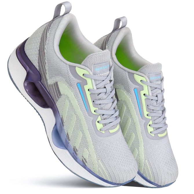 Lightweight Sports Running Shoes For Men Grey-9061 - Image 4
