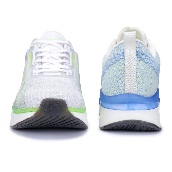 Lightweight Sports Running Shoes For Men White-9062 - Image 4