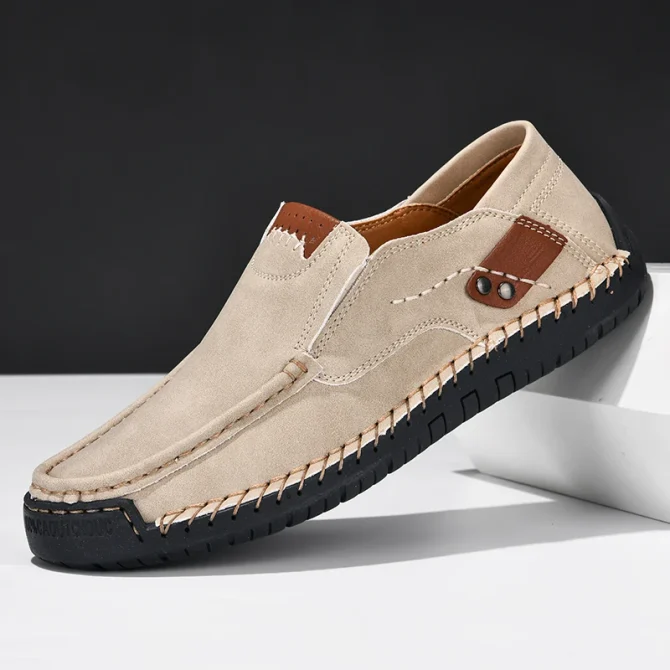 Men Shoes Casual Comfortable Slip On Loafers Men Spring Outdoor Flats Moccasins Walking Shoes Fall Dropshipping