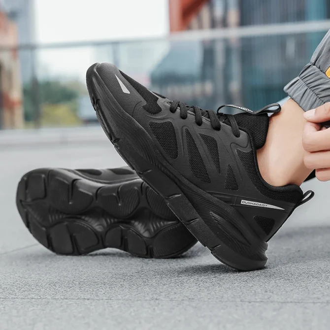 Running Shoes Lightweight Men Women Fashion Sneakers Original Trainer Breathable EVA Elastic Lace Up Sports Shoes - Image 5