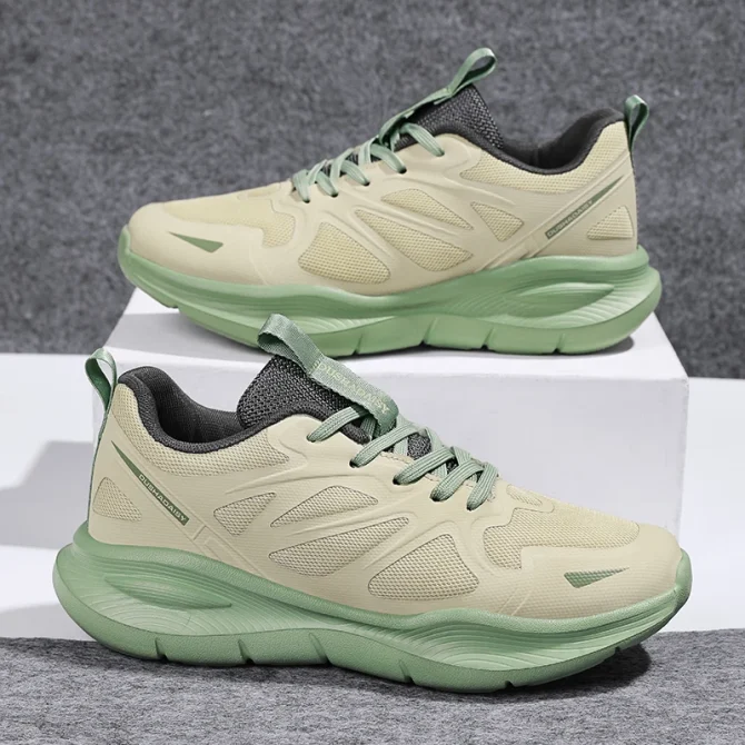 Running Shoes Lightweight Men Women Fashion Sneakers Original Trainer Breathable EVA Elastic Lace Up Sports Shoes - Image 2