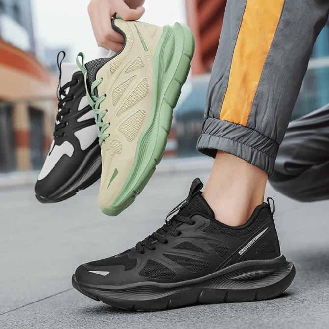 Running Shoes Lightweight Men Women Fashion Sneakers Original Trainer Breathable EVA Elastic Lace Up Sports Shoes - Image 6