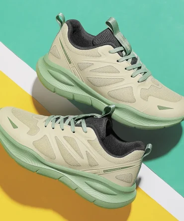 Running Shoes Lightweight Men Women Fashion Sneakers Original Trainer Breathable EVA Elastic Lace Up Sports Shoes